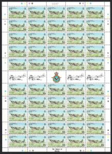 BIOT Royal Air Force 'Bristol Blenheim IM IV' 1v 54p Full Sheet of 50 SG#139