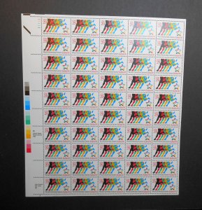 1993 World University Games Sc 2748 29c mint sheet of 50 MNH -Typical