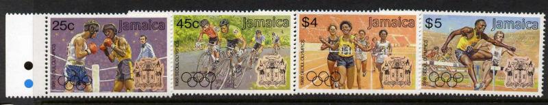 Jamaica 694-7a MH Olympic Sports, Athletics, Cycling, Boxing