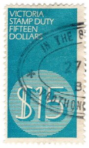 (I.B) Australia - Victoria Revenue : Stamp Duty $15