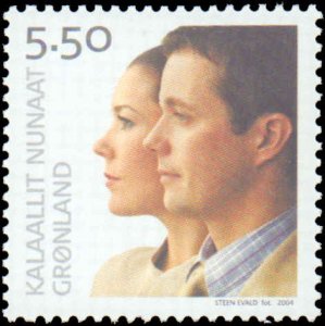 Greenland #429-430, Complete Set(2), 2004, Royalty, Never Hinged