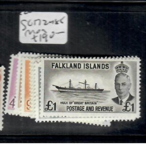 FALKLAND ISLANDS KGVI  SET   SG 172-185    MOG  P0615H