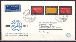 Netherlands, Scott cat. B408a. European Migration issue. First Day Cover. ^