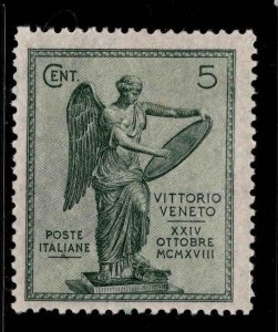 ITALY Scott 136 MH* 1921 Winged Victory stamp