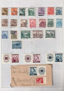 Bohemia Moravia 1939/44 M&U Collection on Pages (Apx 130 Items) (BR1539