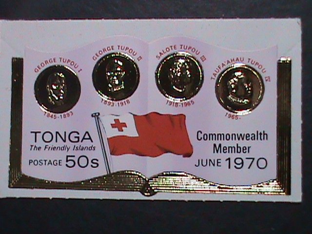 ​TONGA 1970 -SC#247 GEORGE TUPOU I &II, SALOTE TUPOUII, TAUFA'AHAU TUPOU IV