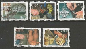 MALTA SG1510/4 2006 CRAFTS MNH