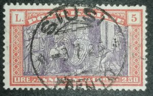 Italy 5L+2.50L 1924 Holy Year