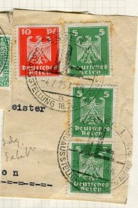 GERMANY; 1925 Essen fine used Special POSTMARK PIECE