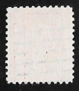 499 2 cent SUPER FANCY Washington, Dark Rose type 1 Stamp used EGRADED VF 80