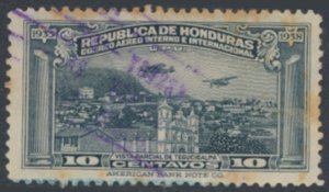 Honduras    SC# C78 Used  perf edge toning   see details & scans