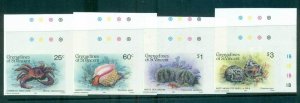 St Vincent Grenadines 1985 Marine Life IMPERF MUH lot68564