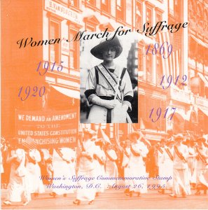 US 2980 Women's Suffrage Ceremony Program FDC