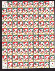 Christmas Seals, Scott # WX81, Printer Mark U, 1936, Lot 230751 -04