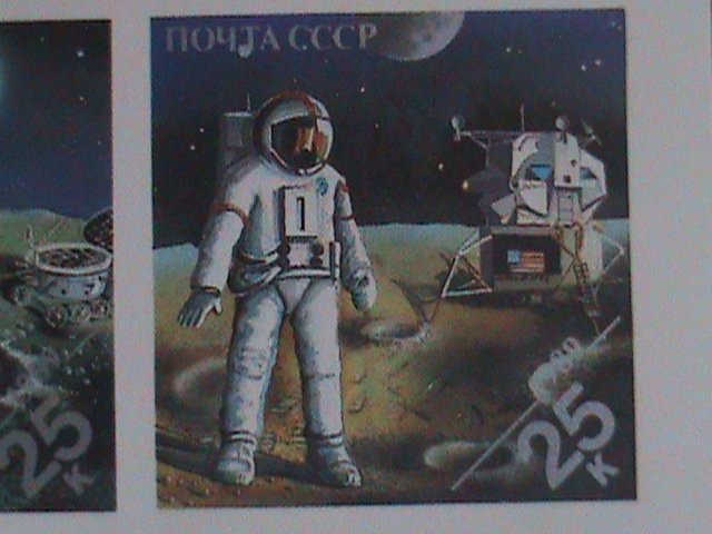 RUSSIA STAMP:- 1989- WORLD STAMP EXPO'89 WASHINGTON DC- MINT S/S SHEET. IMPERF: