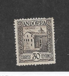 French Andorra: Sc # 19, MH (55137)