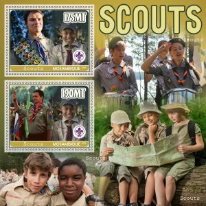 Stamps. Scouts 2024 year 1+1 sheets perforated  NEW