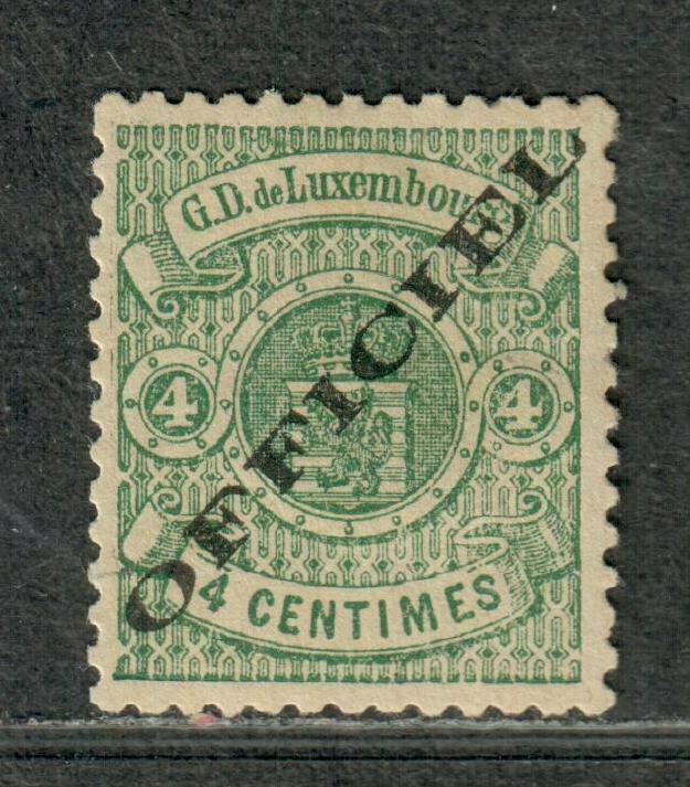 Luxembourg Sc#o13 M/H/VF, Cv. $100