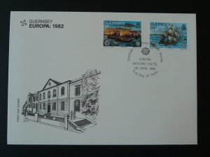 Europa Cept 1982 FDC Guernsey