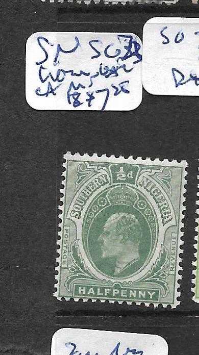 SOUTHERN NIGERIA (PP2201B) KE 1/2D SG33 CA OVER CROWN MNH