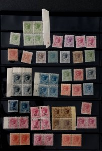 Monaco lot of 73 stamps 1924-1927 Prince Louis II Mint Hinged see pictures