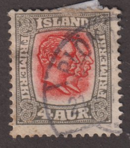 Iceland 73 Kings Christian IX and Frederik VIII 1907