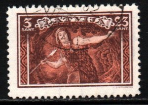 Latvia #B84     used
