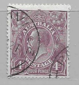 Australia 32 4d KGV single Used