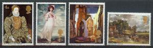 Great Britain Sc#568-571 1968 Paintings MNH