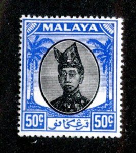 134 BCX  1949 Trengganu Sc.# 64 MLH* cv $2.75 ( Offers welcome )