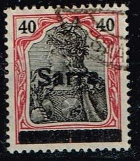 Saar 1920,Sc.#12 used, examined Michel#12b Type IA cv.€1,90