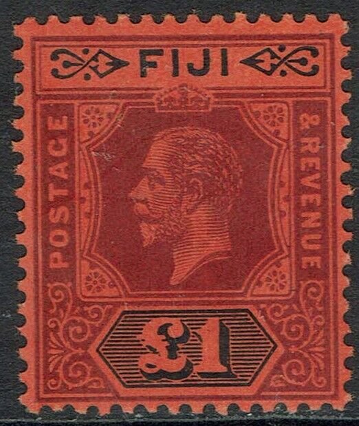 FIJI 1912 KGV 1 POUND DIE I MNH **