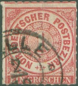 NORTH GERMAN CONFEDERATION 4 USED BIN $1.60