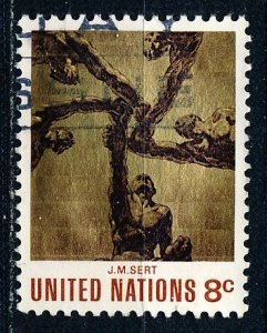 United Nations - New York #232 Single Used