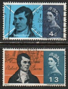 Great Britain Sc #444-445 Used