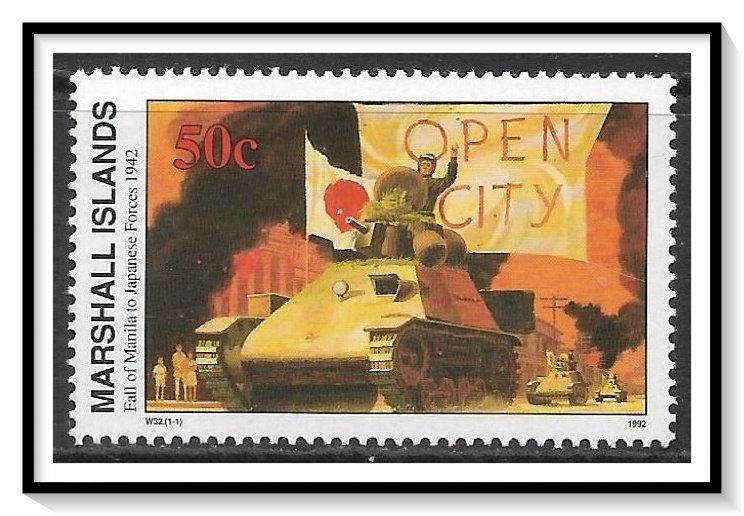 Marshall Islands #298 Anniversaries & Events Of WWII 1941 MNH