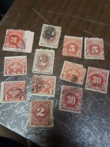 USA Used Postage Due Lot 9