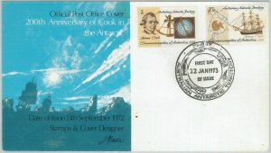 77862 - Australian Antarctic Territory - Postal History -  FDC COVER  Boats COOK