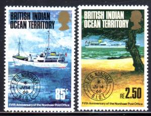 British Indian Ocean Terr. 57-8  NH   cv$3.00