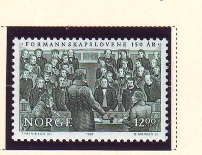 Norway Sc 907 1987 Local Councils stamp mint NH
