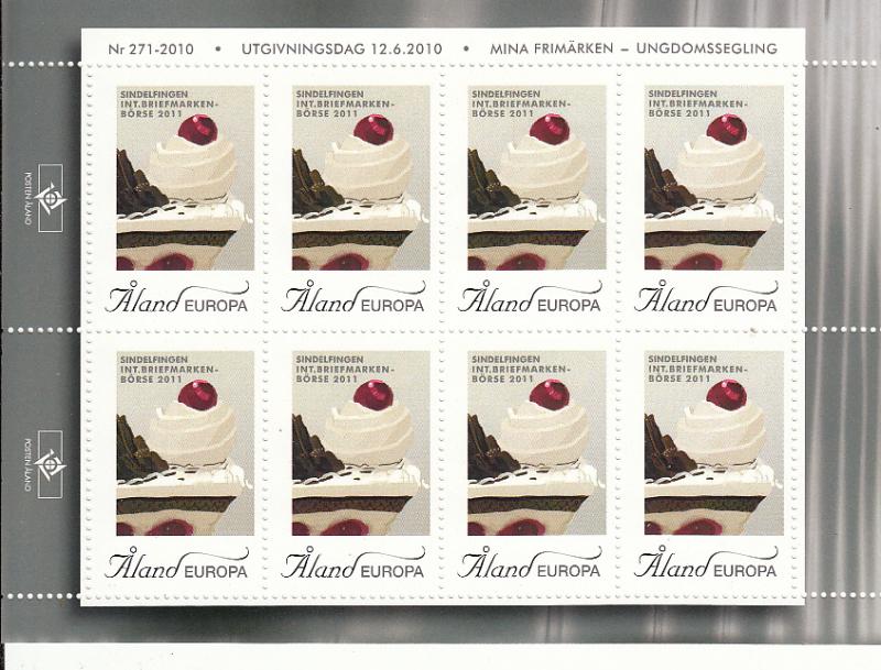 Aland 2011 Complete set of 12 Exhibition Stamps for Stamp Show Cities - sheets