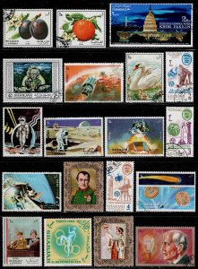 Sharjah & Dep ~ Group of 38 Different Stamps - MX