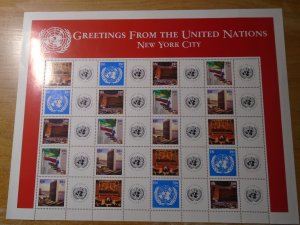 United Nations  #  902a  MNH   complete sheet