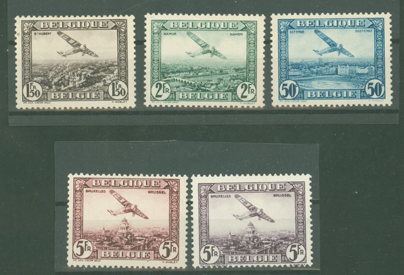 Belgium #C1-5 Unused Single (Complete Set) (Plane)