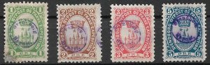 Denmark - SVENDBORG BYPOST (Local, Private Post) - 4 values used