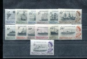 Tristan da Cunha 71-83, MLH. QE II, 1965. Dutch ship M.V. Tjisadane x16279