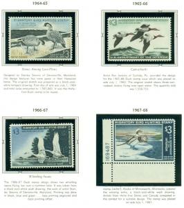 US DUCK STAMP COLLECTION - #RW1-73, Complete to 2006, NH in album Scott $5,779