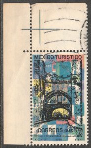 MEXICO 1012, TOURISM PROMOTION, GUANAJUATO CITY STREET. USED. VF.  (1248)