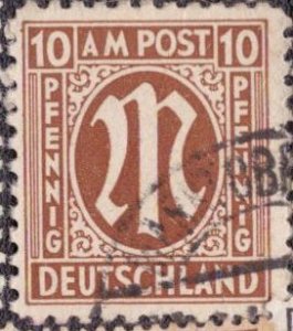 Germany Allied Occupation - 1945 3N7a Used