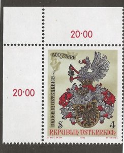 AUSTRIA  # SC 1207  MNH